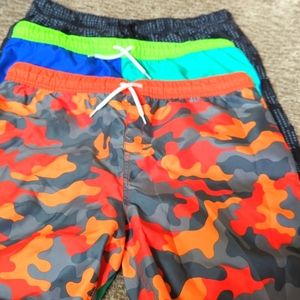 3 swim trunks Lands End